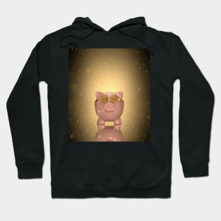 Piggy bank, illustration (F011/3327) Hoodie